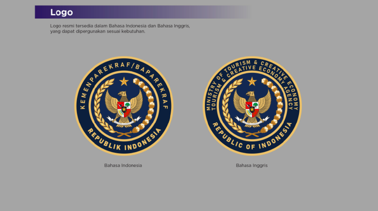 Kemenparekraf Punya Logo Baru, Ini Detailnya