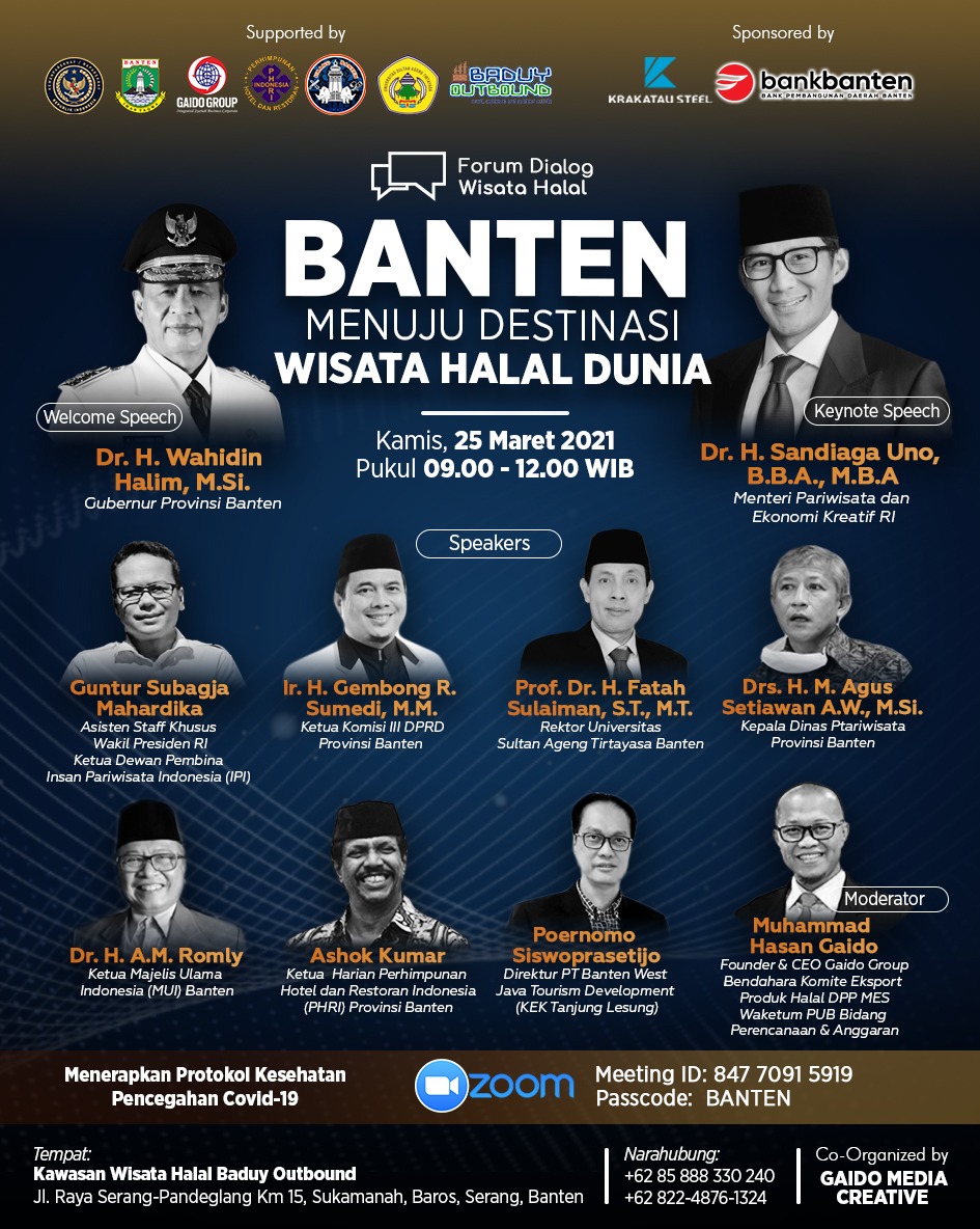 Forum Dialog Wisata Halal: Banten Menuju Destinasi Wisata Halal Dunia