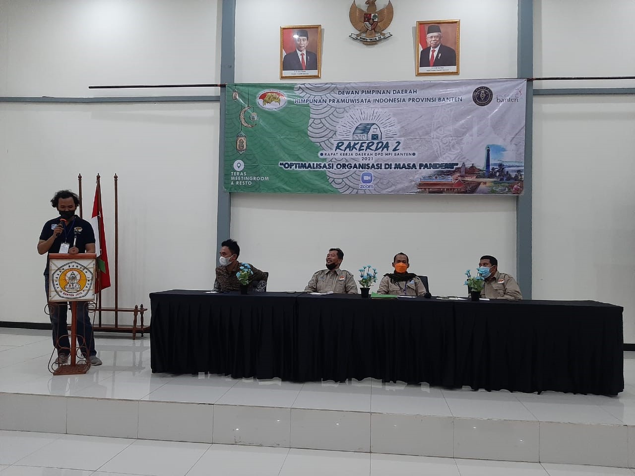 Rakerda (Rapat Kerja Daerah) 2 Himpunan Pramuwisata Indonesia (HPI) Provinsi Banten, Angkat Tema “Optimalisasi Organisasi Di Masa Pandemi”