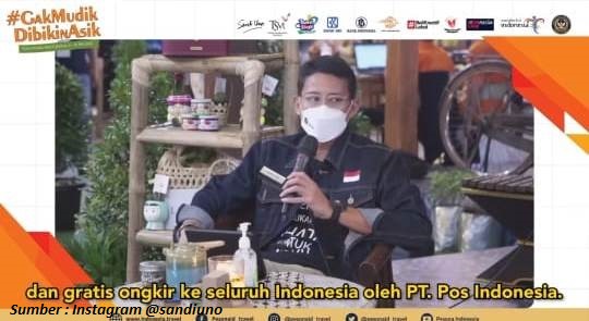 Bazaar #GakMudikDibikinAsik Program Bebas Ongkir untuk Dukung Ekonomi Kreatif