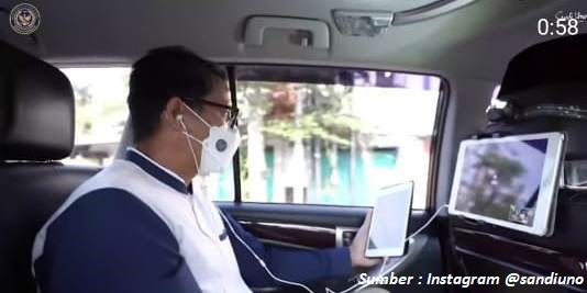 Menteri Pariwisata dan Ekonomi Kreatif RI Rapat Daring dengan Google Indonesia membahas Kolaborasi pada UMKM Sektor Pariwisata dan Ekonomi Kreatif