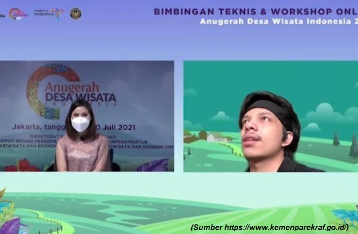 Bimtek & Workshop Online Anugerah Desa Wisata Indonesia (ADWI) 2021 untuk wilayah IV (DKI Jakarta, Banten, dan Jawa Barat)