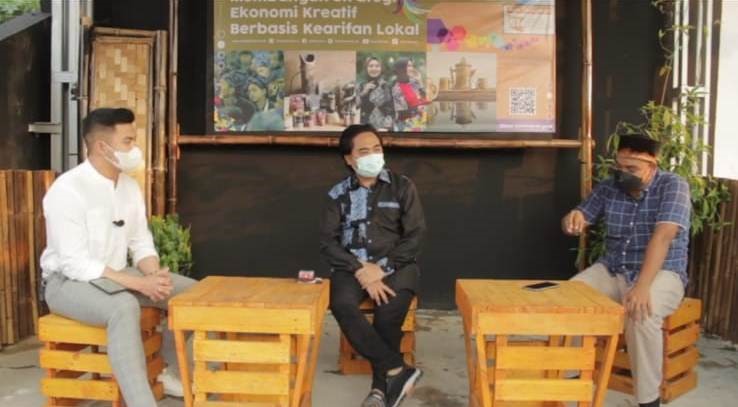Talkshow dengan Dinas Kebudayaan dan Pariwisata Kabupaten Lebak “Membangun Strategi Ekonomi Kreatif Berbasis Kearifan Lokal”