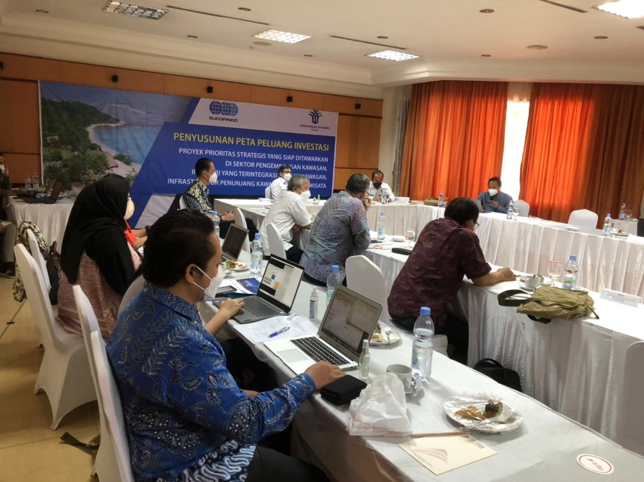 Rapat Koordinasi Penyusunan Peta Peluang Investasi Proyek Prioritas Strategis yang siap ditawarkan di KEK Tanjung Lesung