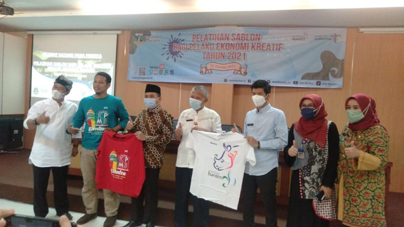 Pelatihan Sablon bagi Pelaku Ekonomi Kreatif Tahun 2021