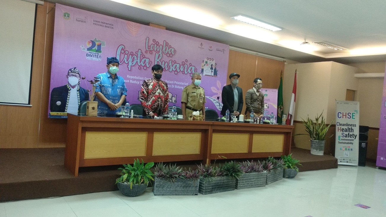 Hidupkan Dunia Busana, Dinas Pariwisata Provinsi Banten Gelar  “Lomba Cipta Busana 2021“