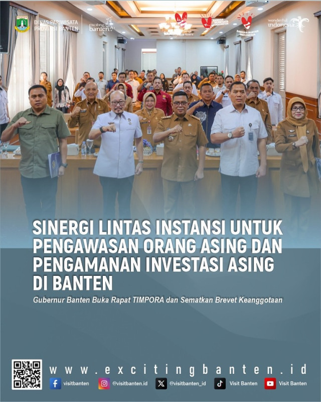 Sinergitas Lintas Instansi untuk Pengawasan Orang Asing dan Pengamanan Investasi Asing di Banten