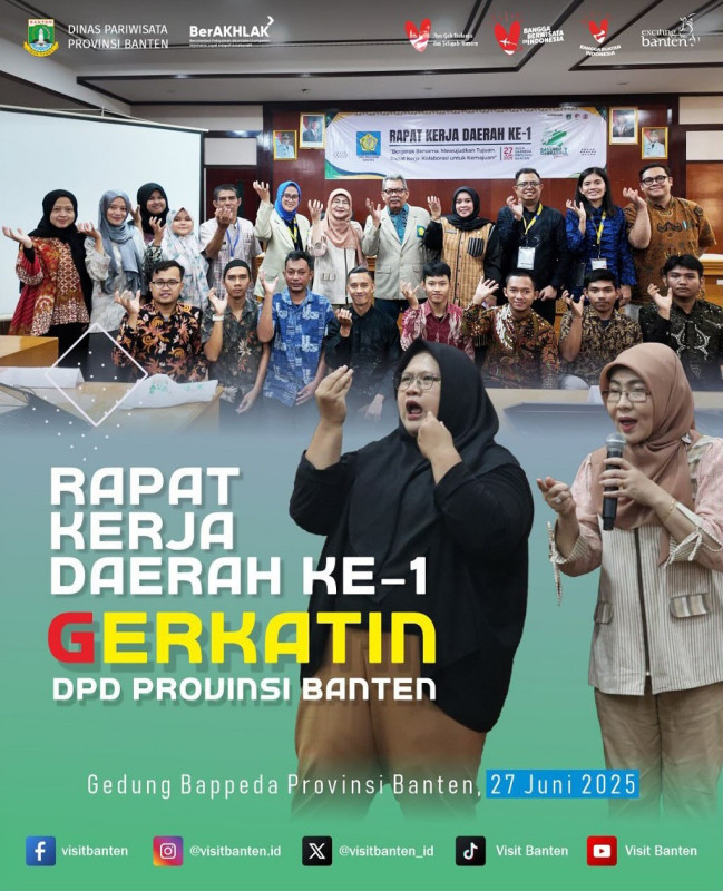 Rapat Kerja Daerah Ke 1  GERKATIN DPD Provinsi Banten