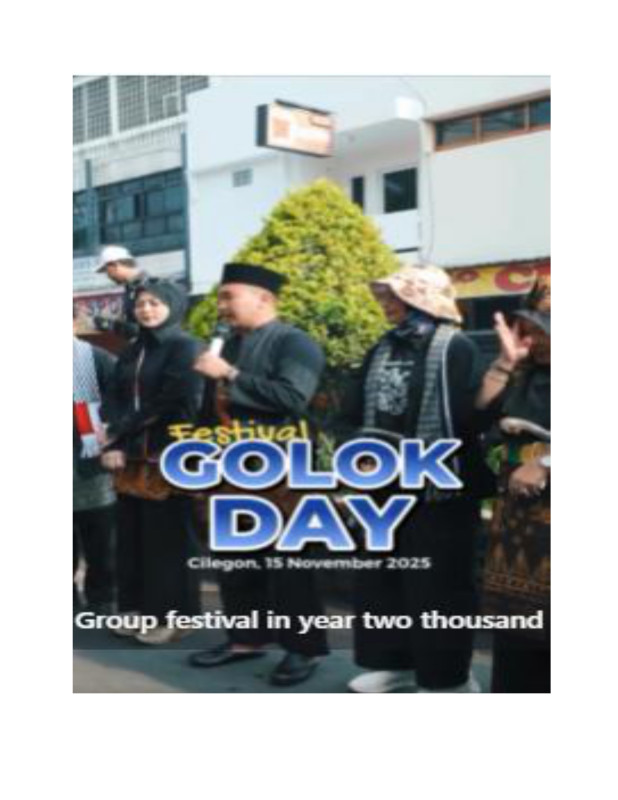 Mewakili Gubernur Banten, Kepala Dinas Pariwisata Provinsi Banten Eli Hadir Pada Acara Golok Day 2025