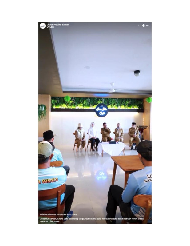 Kolaborasi untuk Pariwisata Berkualitas