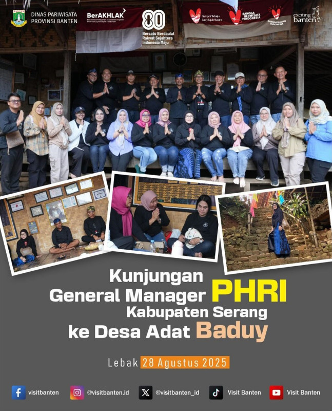 Kunjungan General Manager PHRI Kabupaten Serang ke Desa Adat Baduy