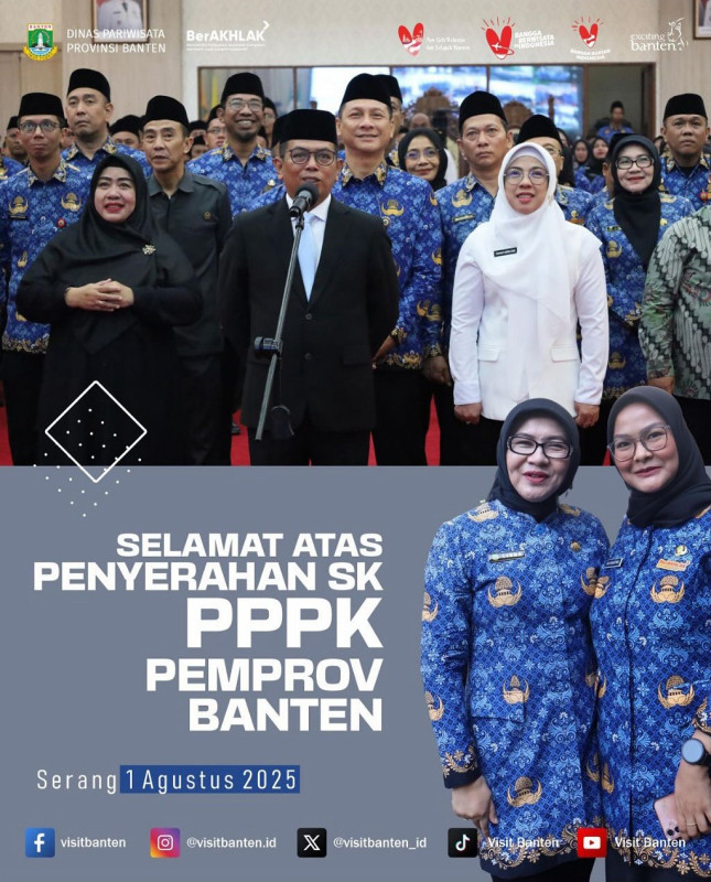 PELANTIKAN PPPK PEGAWAI DINAS PARIWISATA PROVINSI BANTEN