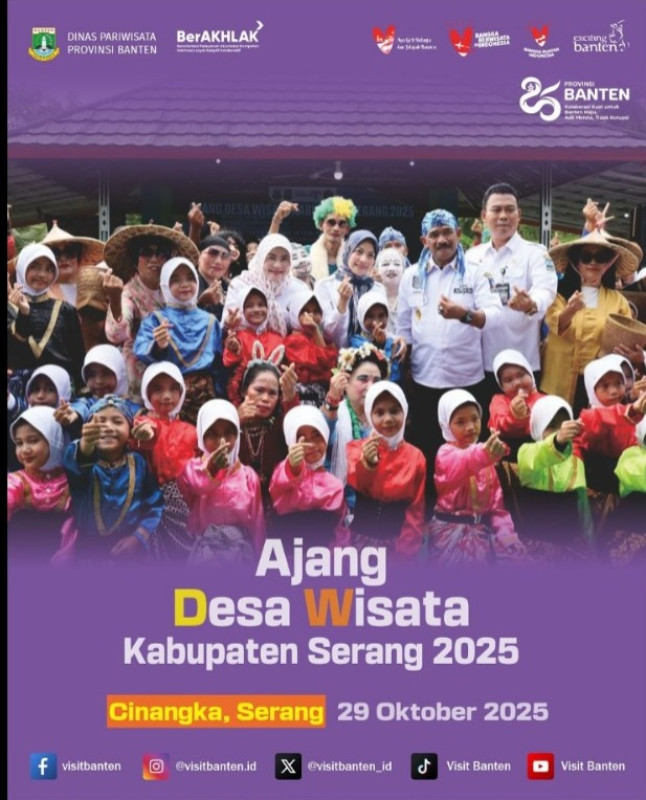 Penganugerahan Ajang Desa Wisata Kabupaten Serang Tahun 2025