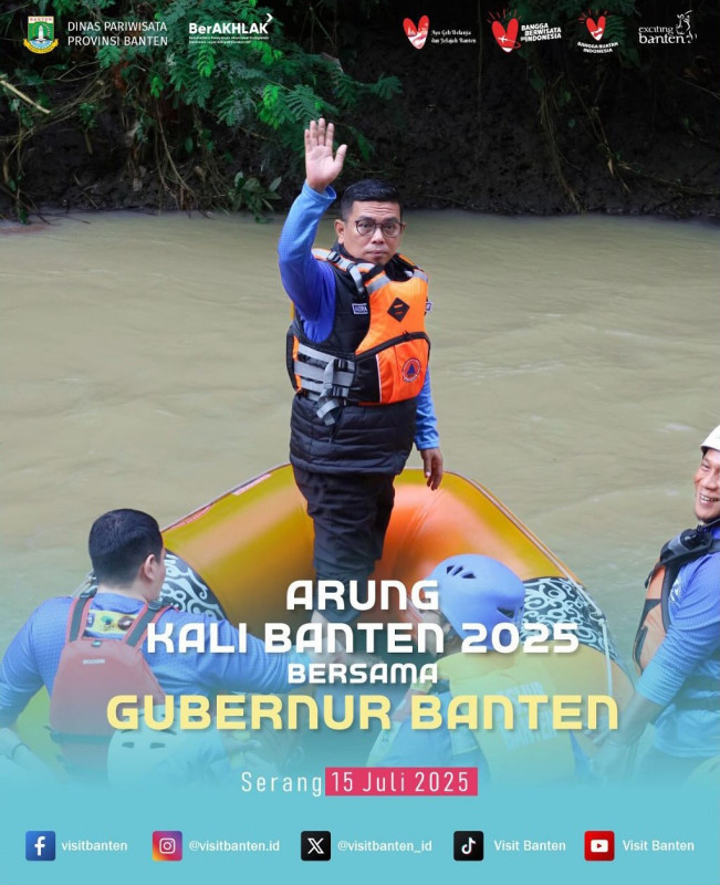Arung Kali Banten 2025 Bersama Gubernur Banten