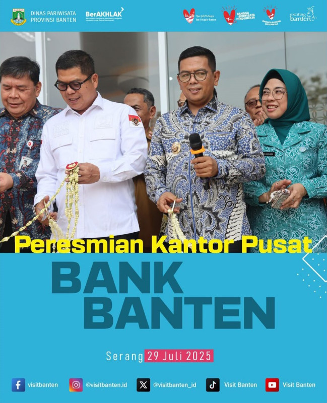 Peresmian Kantor Pusat Bank Banten