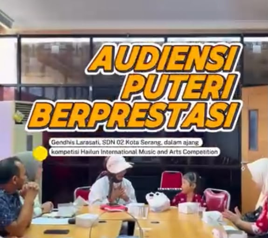 Dukung Generasi Berprestasi, Dispar Banten Terima Audiensi Gendhis Larasati Menuju Kompetisi Internasional