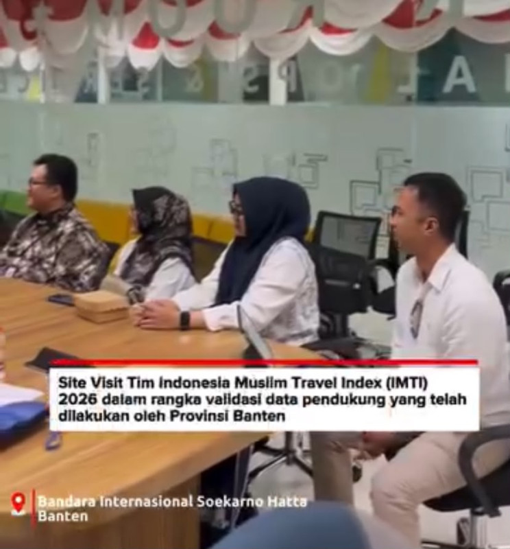 Dinas Pariwisata Banten menyambut dan mendampingi langsung kunjungan tim SITE IMTI dan Crescent Rating