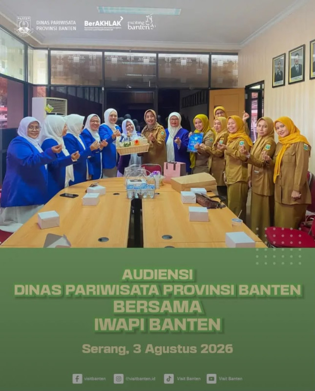 Kepala Dinas Pariwisata Provinsi Banten Menerima Audiensi IWAPI Banten