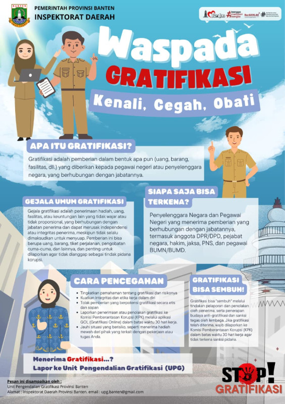 Sosialisasi Informasi Waspada Gratifikasi (kenali, cegah, obati)