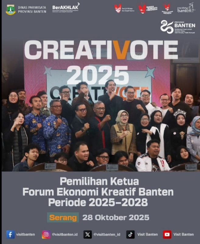 Pemilihan Ketua Forum Ekonomi Kreatif (FEKRAF) Banten Periode 2025–2028