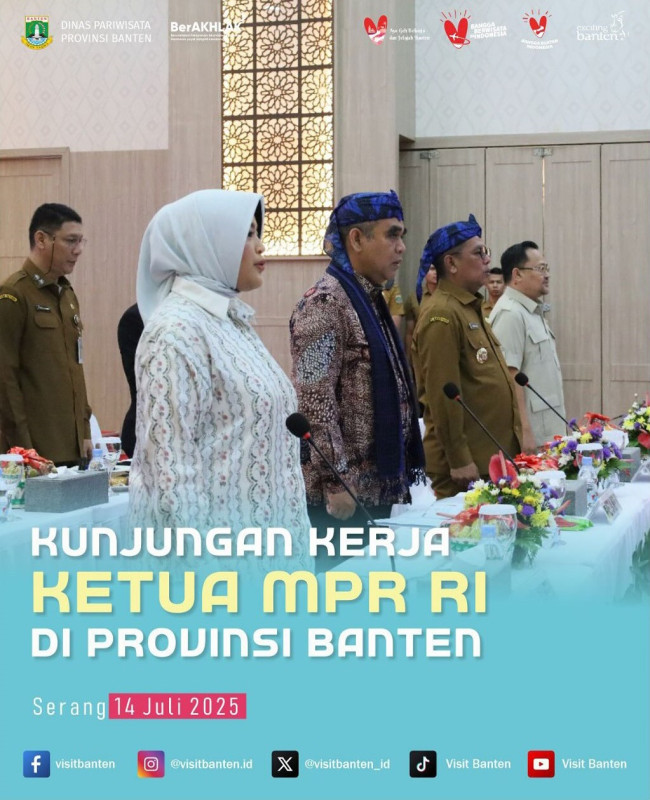 Kunjungan Kerja Ketua MPR RI Di Provinsi Banten