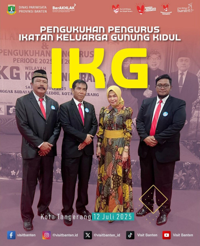 Pengukuhan Pengurus Ikatan Keluarga Gunung Kidul (IKG)