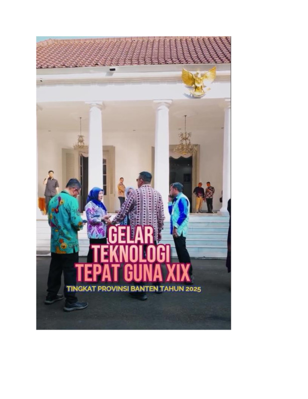 Gelar Tekologi Tepat Guna XIX Tingkat Provinsi Banten Tahun 2025