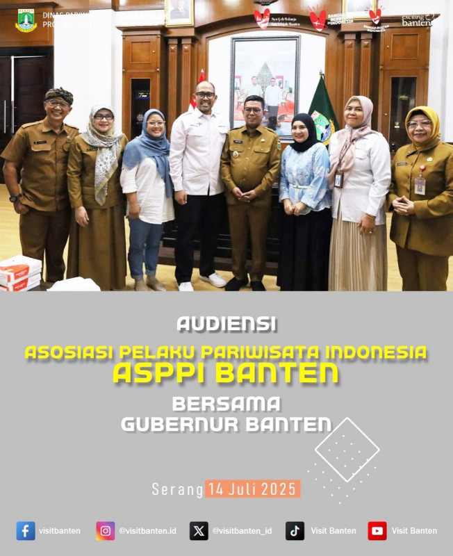 audiensi Asosiasi Pelaku Pariwisata Indonesia (ASPPI) Banten
