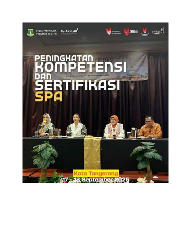 Peningkatan Kompetensi dan Sertifikasi SPA