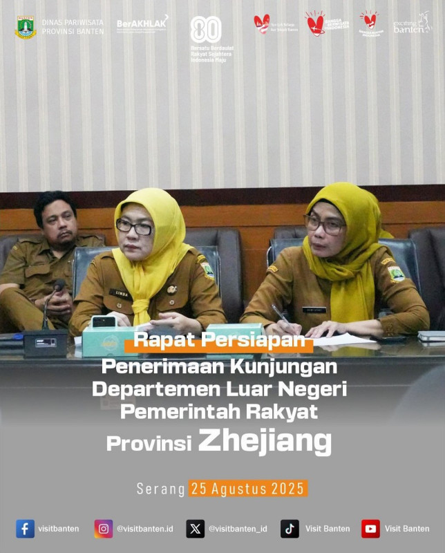 Rapat Persiapan Menyambut Kunjungan Departemen Luar Negeri Pemerintah Rakyat Provinsi Zhejiang